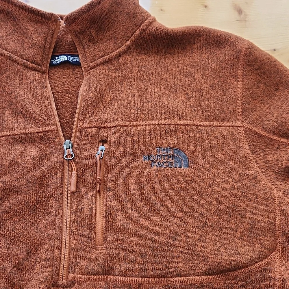 The North Face Gordon Lyons 1/4 Zip Pullover Mens Large Fleece Sweater Jacket